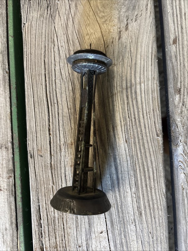 Vintage Seattle Space Needle Souvenir Building Figure