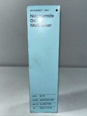 New Selfnamed Niacinamide Gel Moisturiser 1.7 Oz Slightly Damaged Box