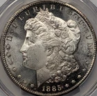1885 CC MS64 PCGS Morgan Almost PL nice cameo