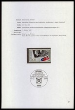 BRD SCHMUCKBLATT 1990/57 150 JAHRE BRIEFMARKEN - BAYERN EINSER - ONE PENNY BLACK