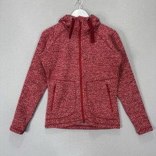 Rab Amy Hoody Womens Small Red Fleece Full Zip Hoodie Outdoor Jacket Gorpcore