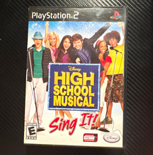 Disney Interactive High School Musical: Sing It! PS2 w/ Case Manual E NTSC-U/C