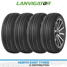 4X 145 80 13 LANVIGATOR | GREAT C WET GRIP | QUALITY BRAND NEW CAR TYRES M+S 75T