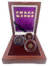 Set of 3 Coins - 3 Kings Collection Box Journey of Magi