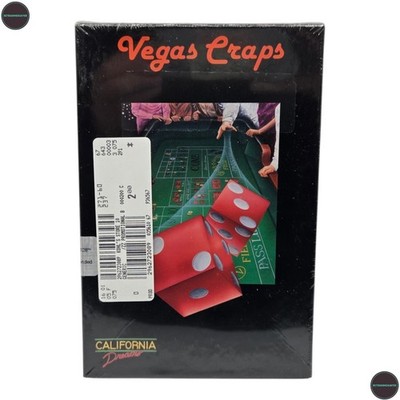 Vegas Craps Commodore 64 C64 Spiel Big Box SEALED NEW 1987