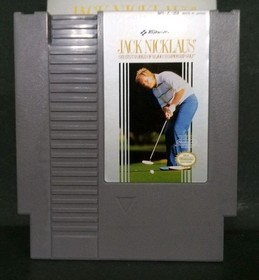 Jack Nicklaus' Greatest 18 Holes of Major Championship Golf (Nes)(1990) CIB Good