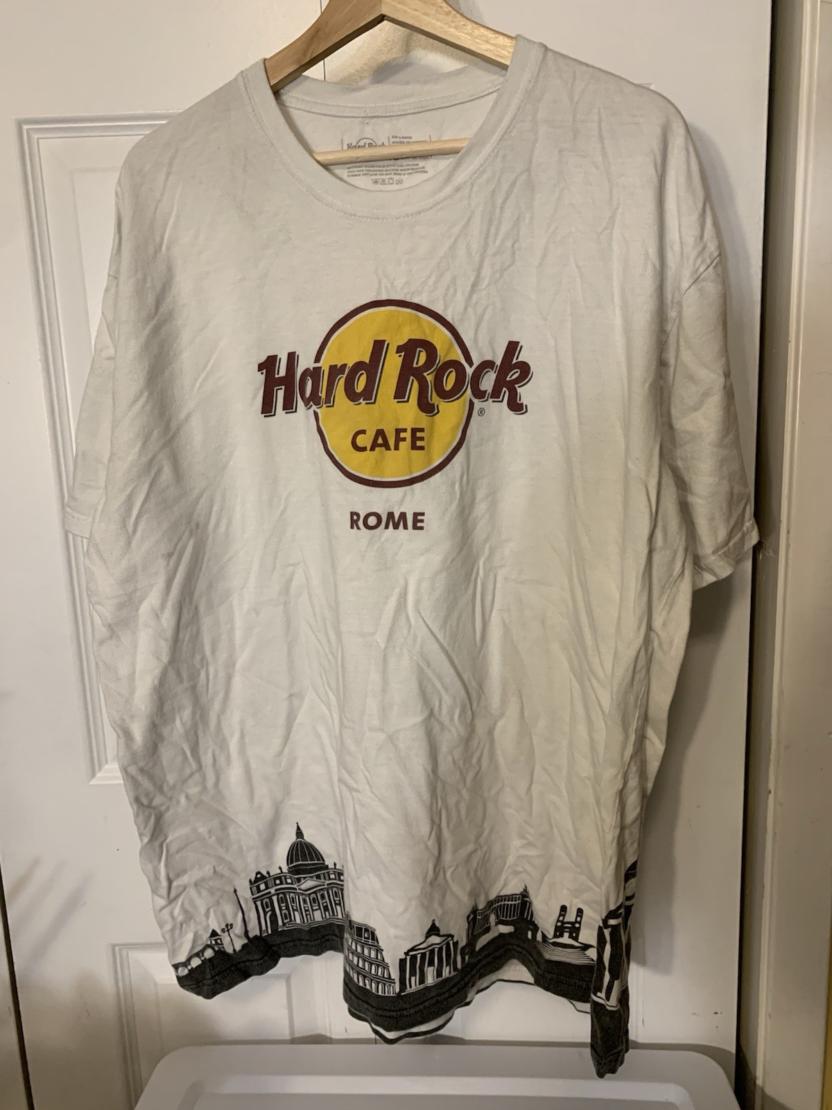 Vintage HARD ROCK CAFE Mens Sz XXL ROME T-shirt Rare image 6