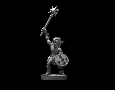 Goblin Melee Fighter V2 Monster Manual 28mm Scale DND D&D Tabletop Miniature