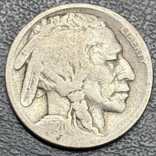 1920 Buffalo Nickel • (VG) Very Good to Good • Philadelphia Mint SCARCE DATE