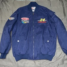 VTG JEFF GORDON CHASE AUTHENTICS NASCAR TEAM RACING JACKET LARGE