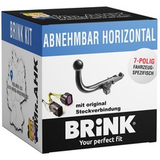 Brink Anhängerkupplung abnehmbar für Citroen C4 Picasso & Grand 13-18 + 7pol spe
