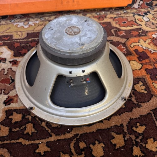 Vintage 1966 1967 Celestion G12M Greenback T1221 16ohm 12" Speaker 1960s Re-Cone - Picture 1 of 4