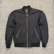 Diesel Indsutry Bomber Giacca Full Zip Y2K Regular Nero Uomo Piccolo Militare