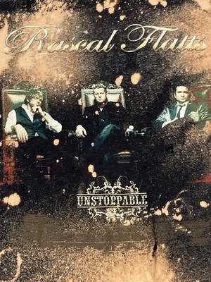 Rascal Flatts Unstoppable Tour Bleach Tie Dyed Distressed Grunge T-Shirt Small