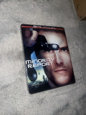 MINORITY REPORT Steelbook 4K UHD + Blu-Ray + Digital Tom Cruise - HELPS STRAYS