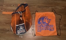 2 Vintage Rare Bakersfield Condors Bags Totes Rare ECHL Hockey Promo Merch Lot