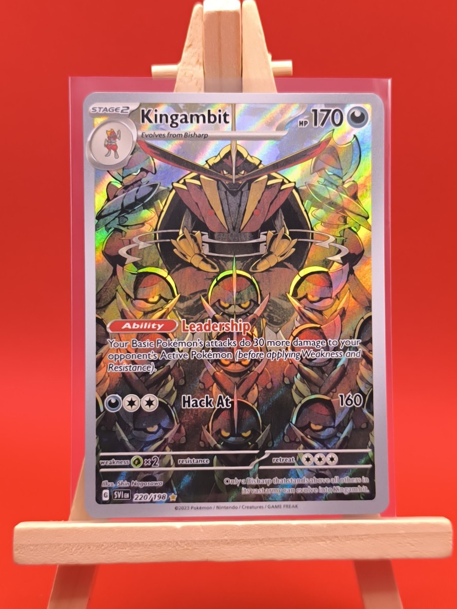 Kingambit 220/198 Scarlet & Violet Illustration Rare Holo