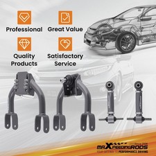 ADJUSTABLE FRONT UPPER+REAR CAMBER CONTROL ARM KIT FOR HONDA CIVIC ACURA INTEGRA
