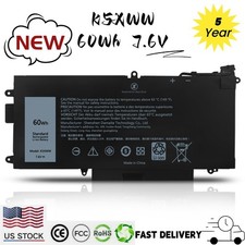 60Wh 7.6V K5XWW Battery For Dell Latitude 7389 7390 L3180 5285 5289 2 in 1 71TG4