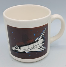 Vintage NASA Kennedy Space Center 1987 Mug Space Shuttle 12 oz