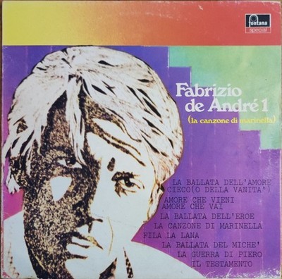 FABRIZIO DE ANDRE'   LA CANZONE DI MARINELLA   LP