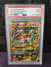 PSA 9 M Rayquaza EX 98/98 XY Ancient Origins Full Art Holo Ultra Rare