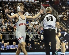 JESSE MENDEZ SIGNED 8x10 PHOTO OHIO STATE WRESTLING AUTOGRAPH AUTHENTIC COA