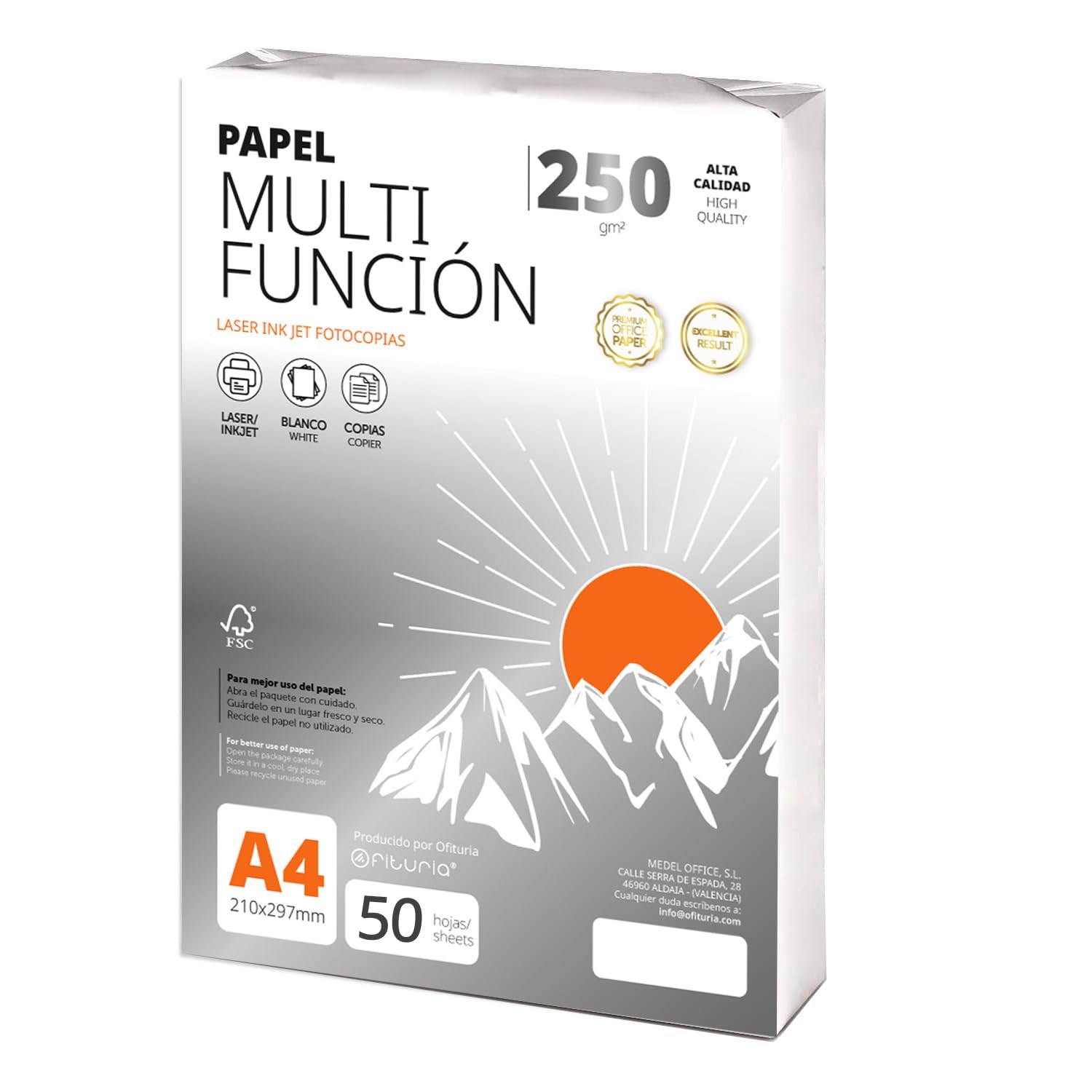Foglio A4 250 g carta multiuso per stampante fogli per stampanti laser e ad