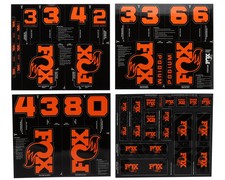 Fox Suspension All Mountain Fork and Shock Decal Kit Factory Orange