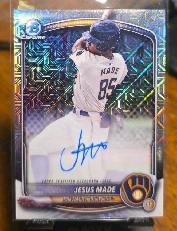 2025 Bowman Chrome- Jesus Made Mega Box Refractor Auto #BMA-JM 🔥