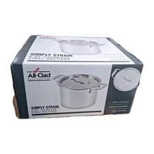 All-Clad All Clad Simply Strain Stainless Steel Stockpot W/ Lid 8 Quart