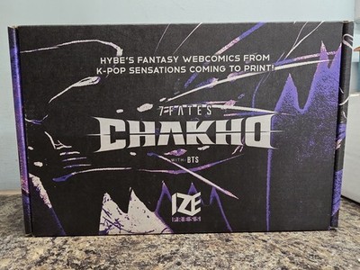 Hybe BTS Web Toon 7Fates Chakho Press Kit Media Review Promo Box Set. Sealed.