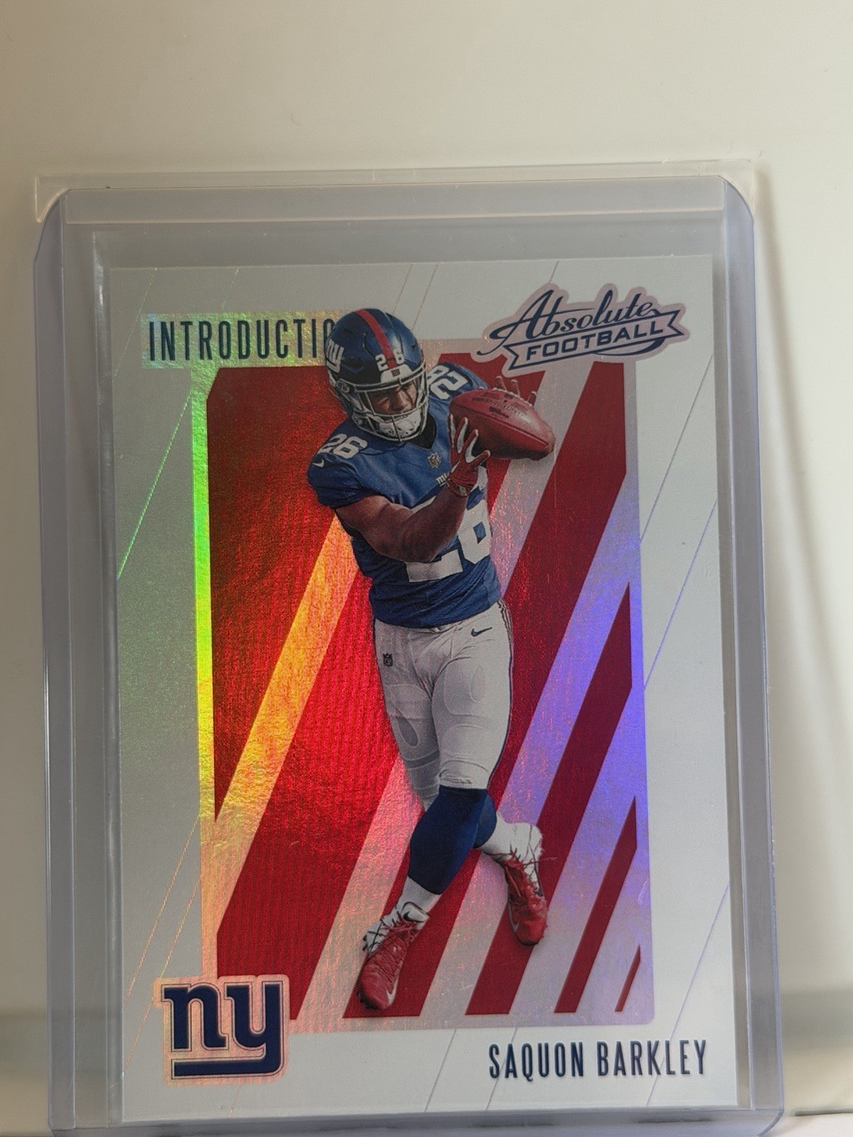 2018 Panini Absolute - Introductions Saquon Barkley #IN-SB (RC)