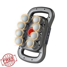 Electric Back Massager Heat Deep Tissue 8 Heads 9 Modes Pain Relief