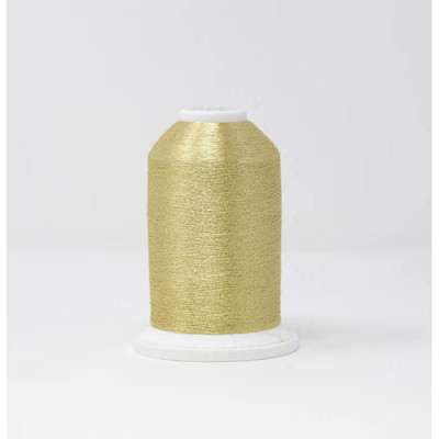 Madeira FS Metallic 40 Embroidery Thread 5,500 Yds 4002 Gold 2 Bulk Cone