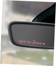 2PCS Car Stickers,Christian Car Decals,Jesus Stickers for Cars,Car Pink