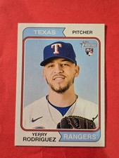 2023 Topps Heritage #320 Yerry Rodriguez, Rookie, cd1