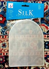 🍀PANNEAU 🌺FENSTERBILD 15 x 20 cm. SEIDE 💯 % NEUE