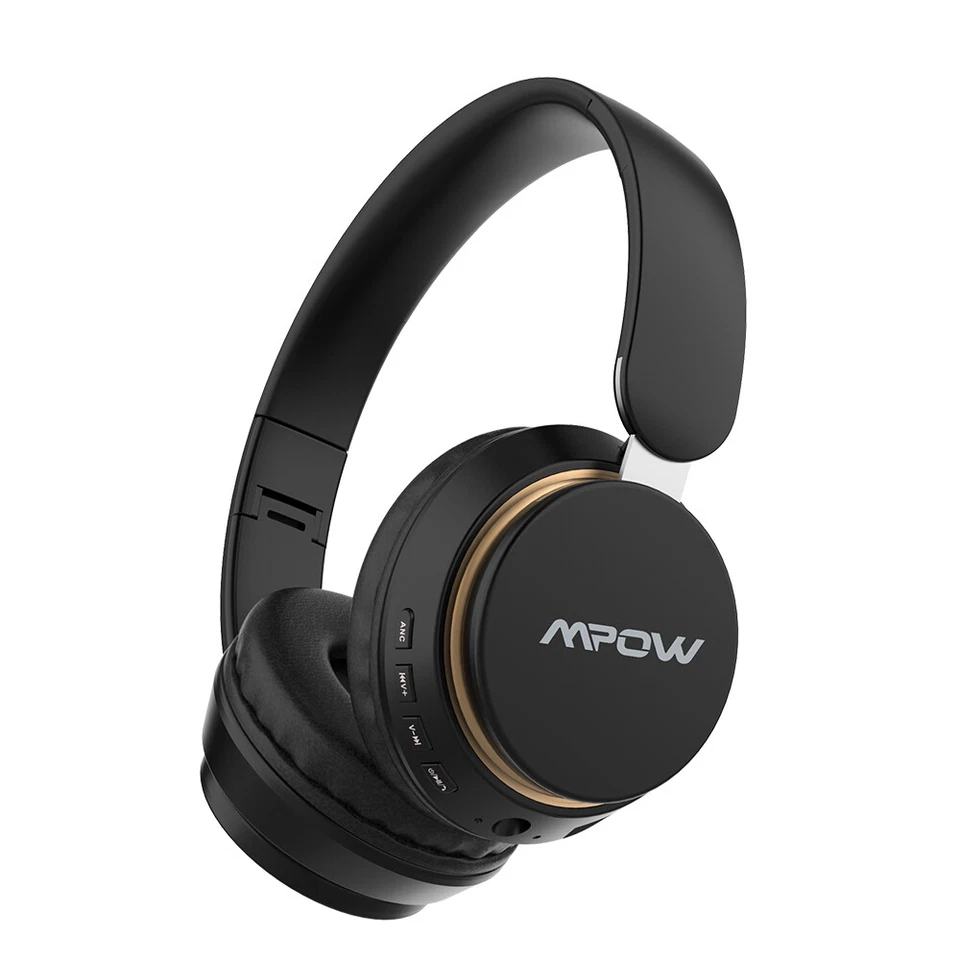 Mpow Bluetooth Wireless Over Ear Headphones Active Noise Cancelling Bass Headset - Image 2 of 4
