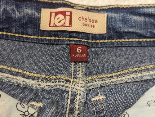 l.e.i. Chelsea Low-rise Adjustable Waistband Girls Size 6 Regular - Picture 5 of 9