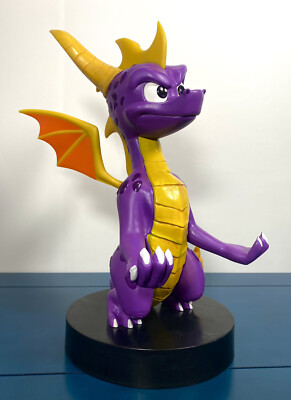 2019 Cable Guys SPYRO THE DRAGON XL Phone & Controller Holder w/ USB Cable!