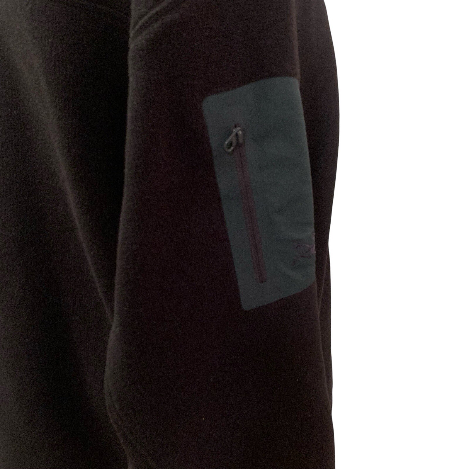 ARC'TERYX Arcteryx Covert 1 4 Zip Pullover in Pile Uomo Large Canada Nero