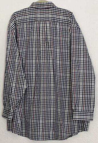 Brooks Brothers Mens Size 4XL Plaid Long Sleeve Dress Shirt Earth tones BDC - Picture 2 of 10
