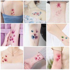 30 Sheets Woman Waterproof Body Temporary Tattoos Sticker Removable US