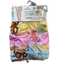 Rugrats Womens 3X 22W-24W Sleep Lounge Pajama Jogger Pants Briefly Stated NWT