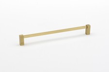 Alno D718-12-SB-12 Inch Center to Center Handle Appliance Pull,SATIN BRASS