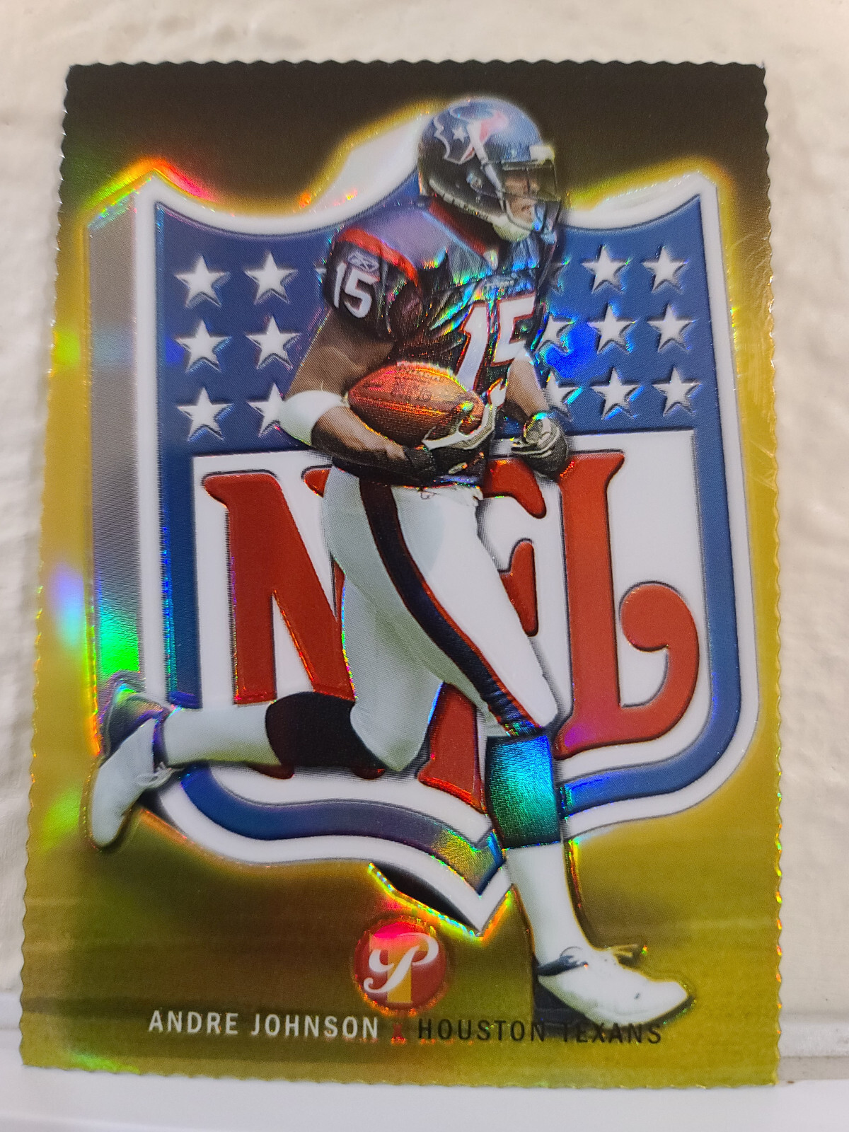 2003 Topps Pristine Andre Johnson Gold Refractor 37/50