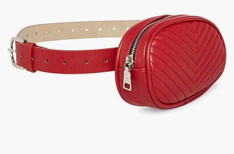 Steve madden red shop fanny pack