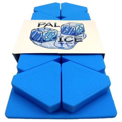 PALACE PAL ICE Tri-Ferg Logo x 8 Silicone Ice Making Tray Blue