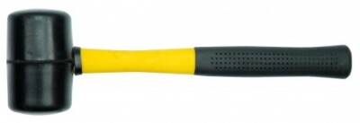 Pflasterhammer Gummihammer Schonhammer Fiberglasstiel 1200g Pflasterhammer